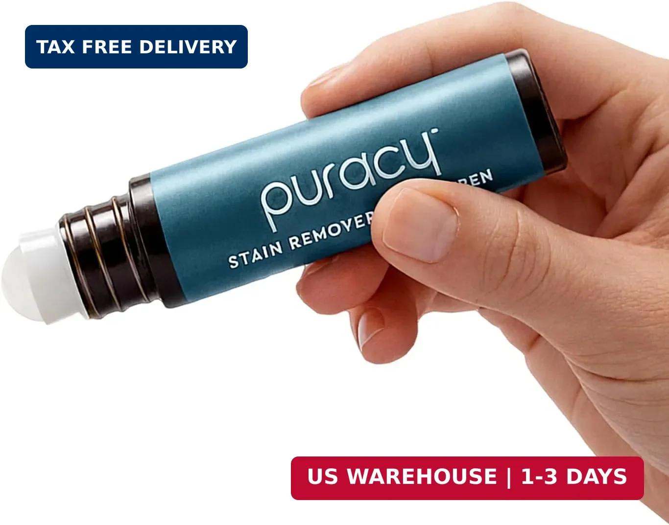 Puracy Stain Remover Pen Stain Stick, Travel and Laundry Stain Cleaner for Cloth
