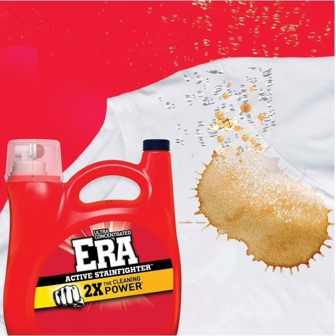 3 Pack Era Active Stainfighter Liquid Laundry Detergent, 146 loads, 200 fl. oz.
