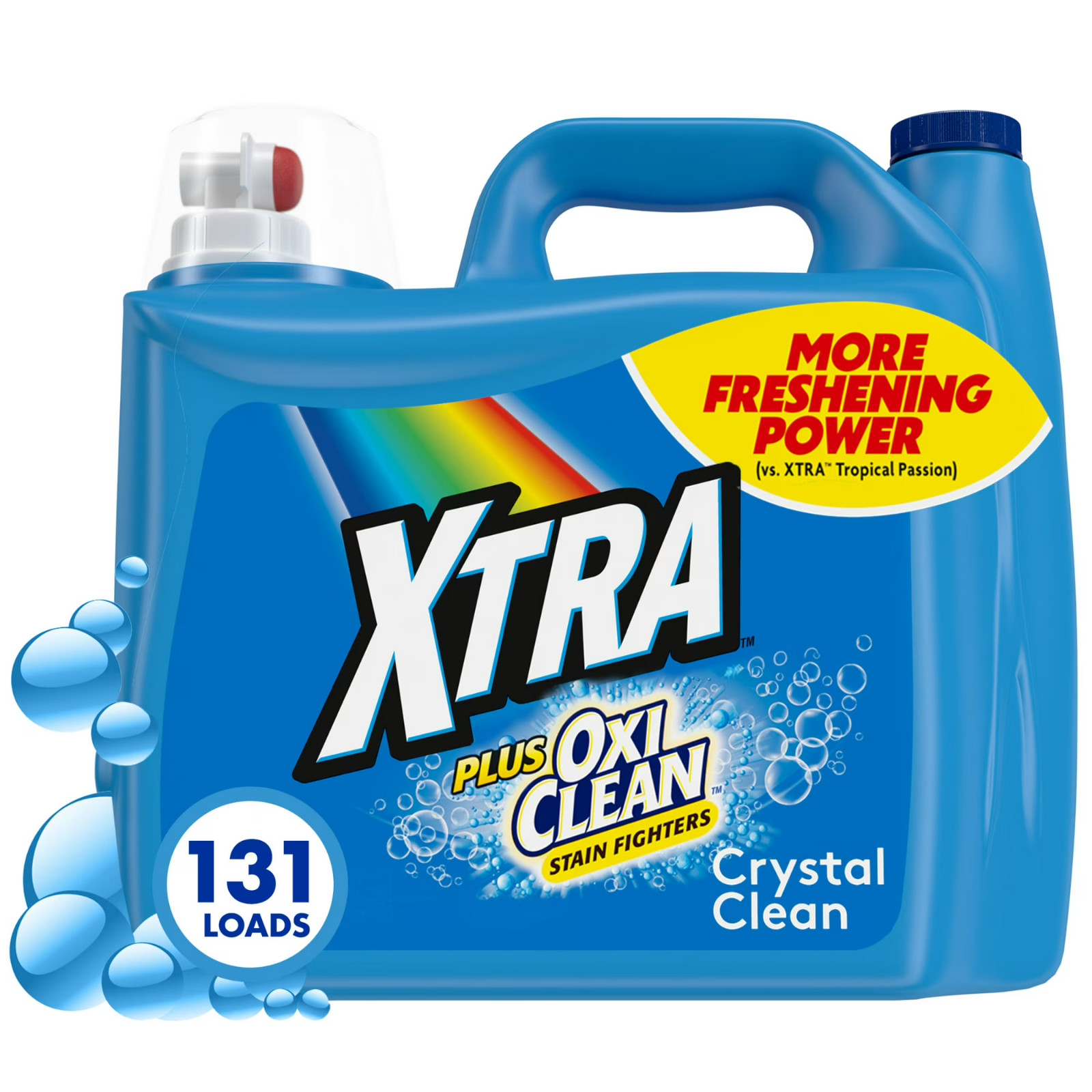 3 Pack Xtra Plus OxiClean Liquid Laundry Detergent 203.1 oz 393 Total Loads HE