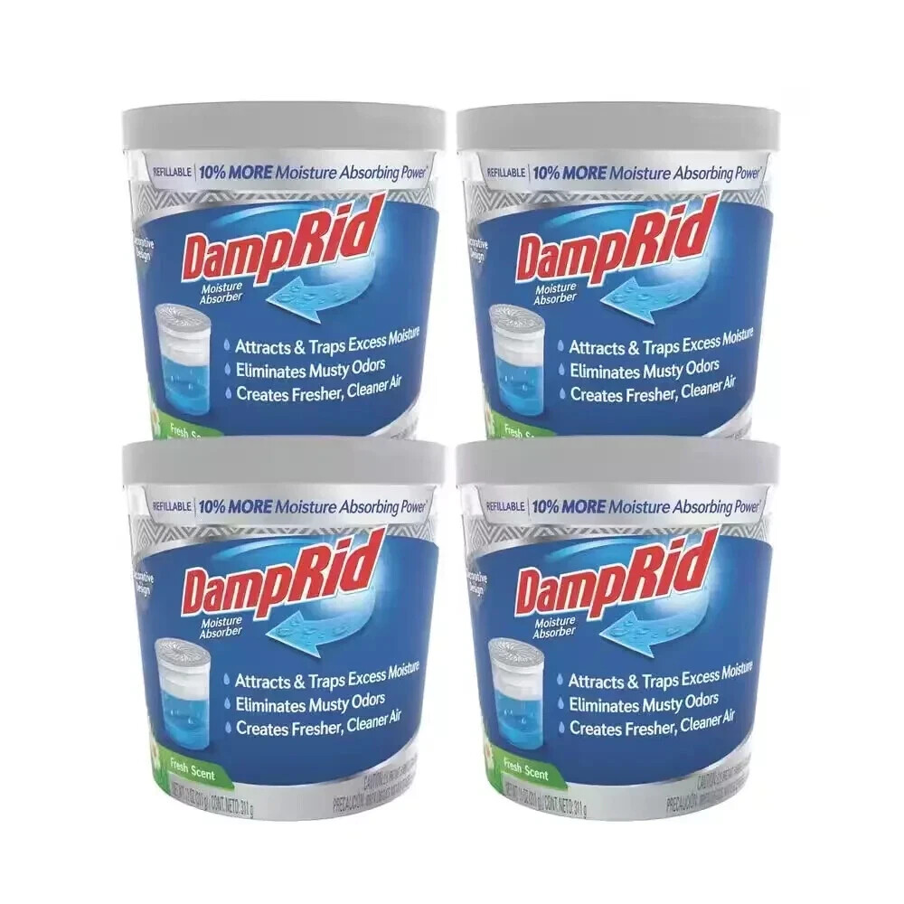 11 Oz. Fresh Scent Refillable Moisture Absorber (4-Pack)