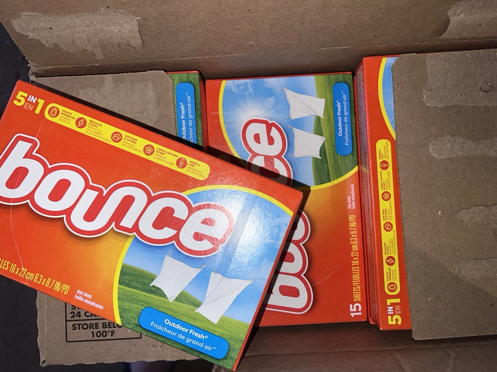 Bounce Dryer Sheets 15 Sheets Per Box 10 Boxes Per Order