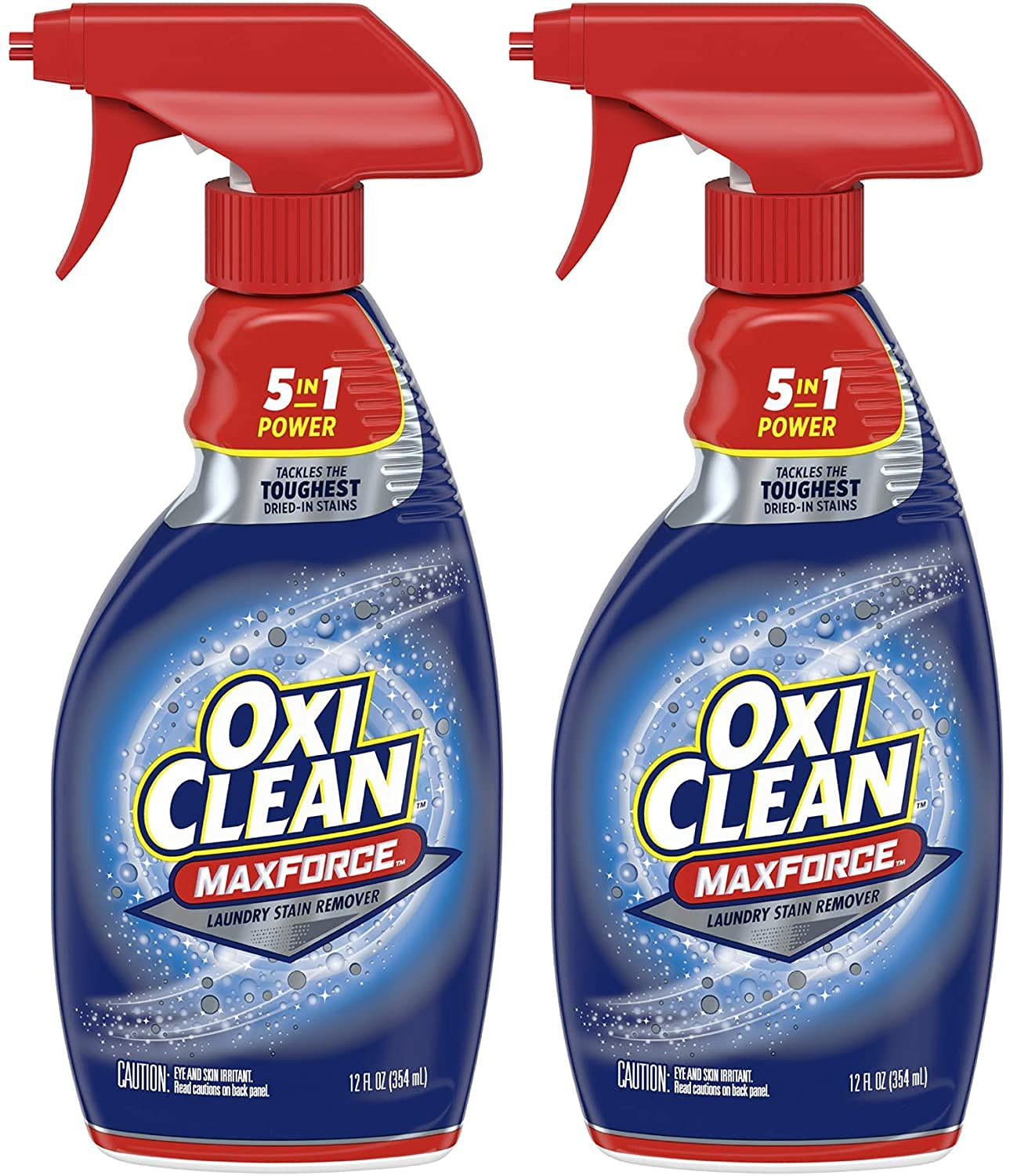 Max Force 5 in 1 Power Laundry Stain Remover Spray, 12 Oz – 2 PK