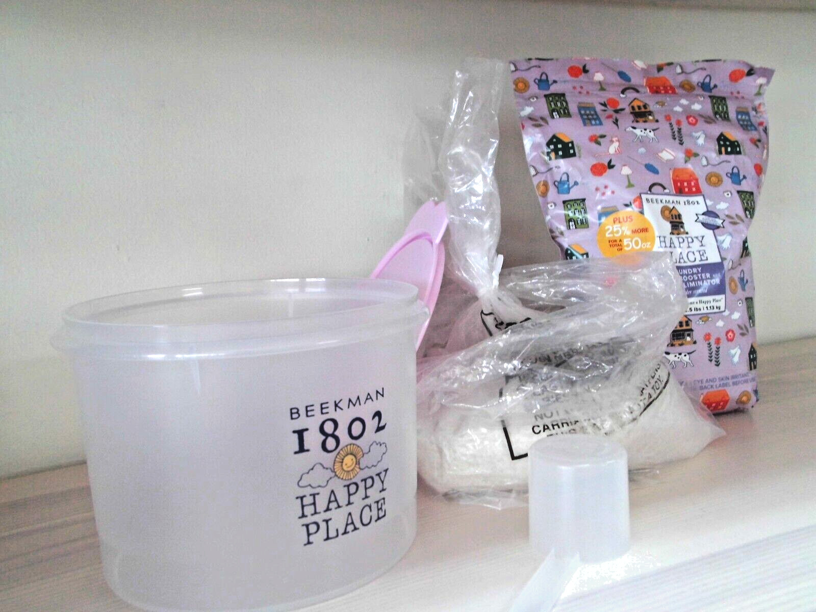 Happy Place 90 oz. Odor-Eliminating Scent Booster with Tupperware Tub – New