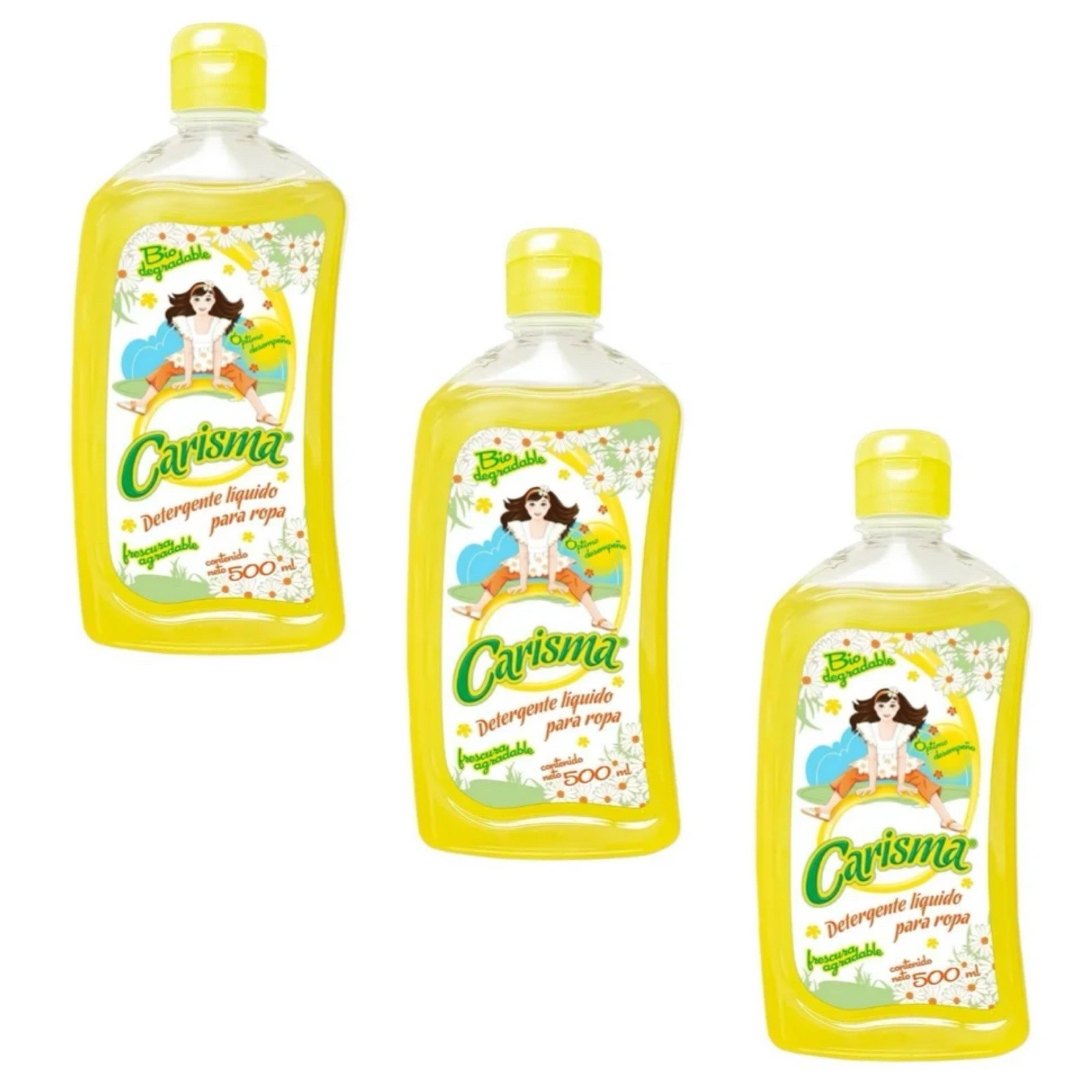 CARISMA 🇲🇽 Liquid Laundry Detergent, 500ml, 3 Pack