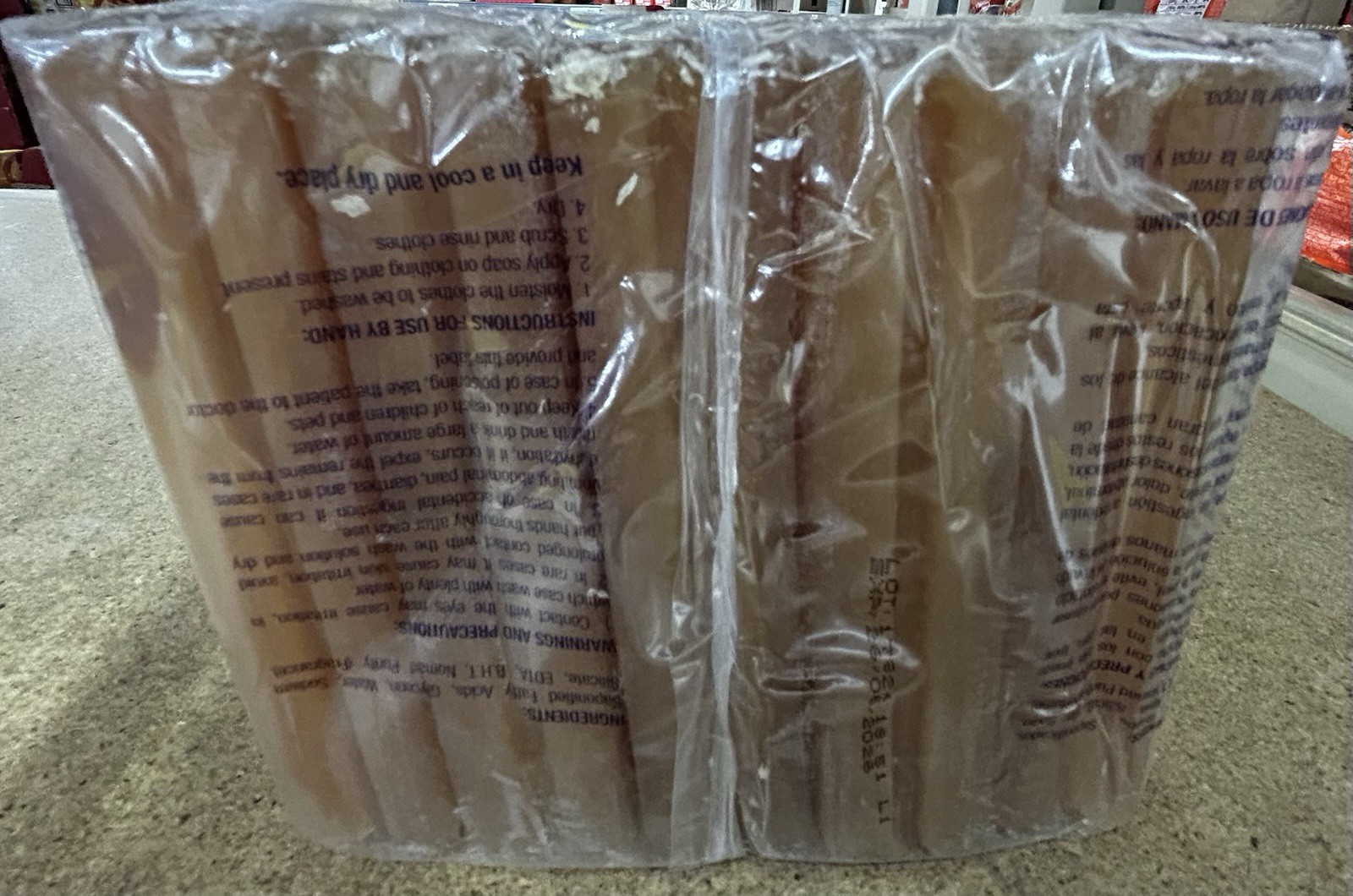 JABON DE CUABA CANDADO SOAP LAVA ROPA QUITA EL SUCIO Y RINDE MAS New Pack Of 5