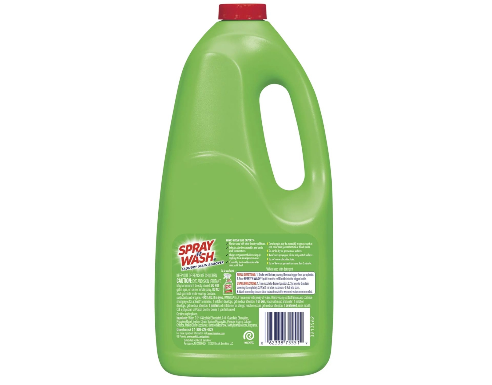 Spray n Wash Stain Remover Pre Treat Laundry Stain Remover 1 Count 16 oz