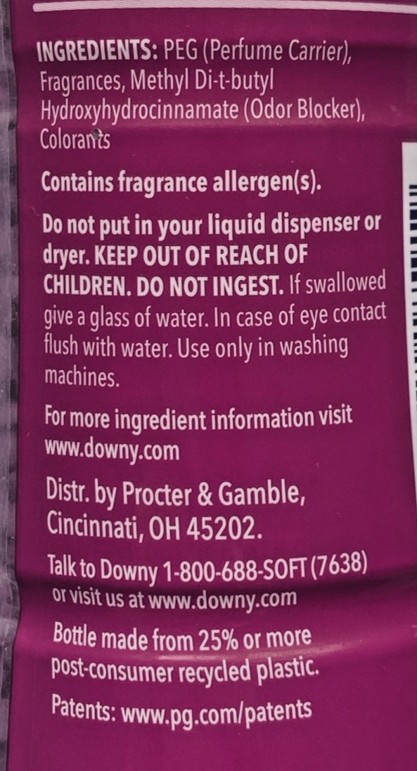 4 Pack Downy Cozy Collection Snowberry Scent Booster 7.8oz Limited Edition