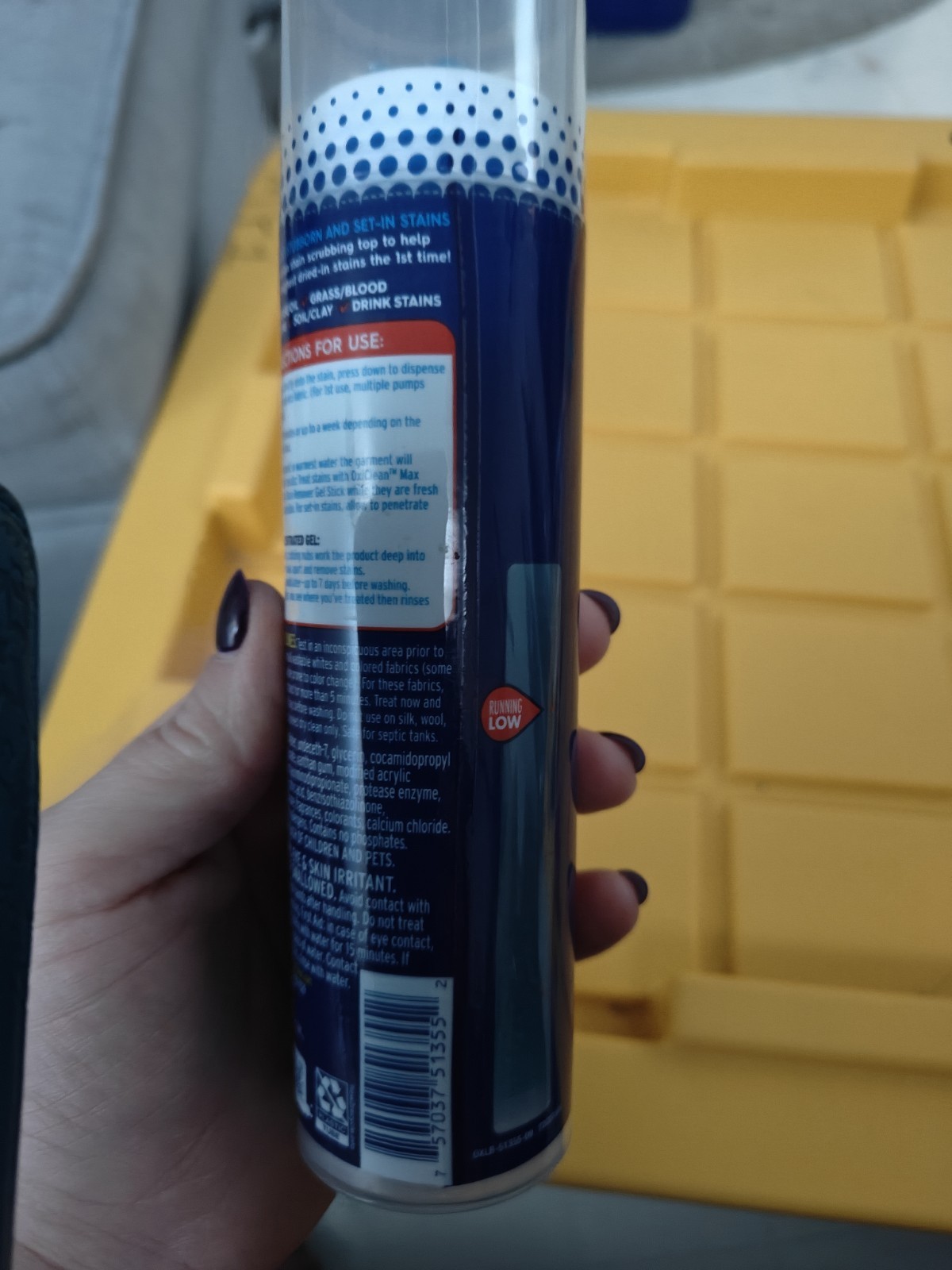 TD6- OxiClean Max Force Gel Stick – 6.2oz