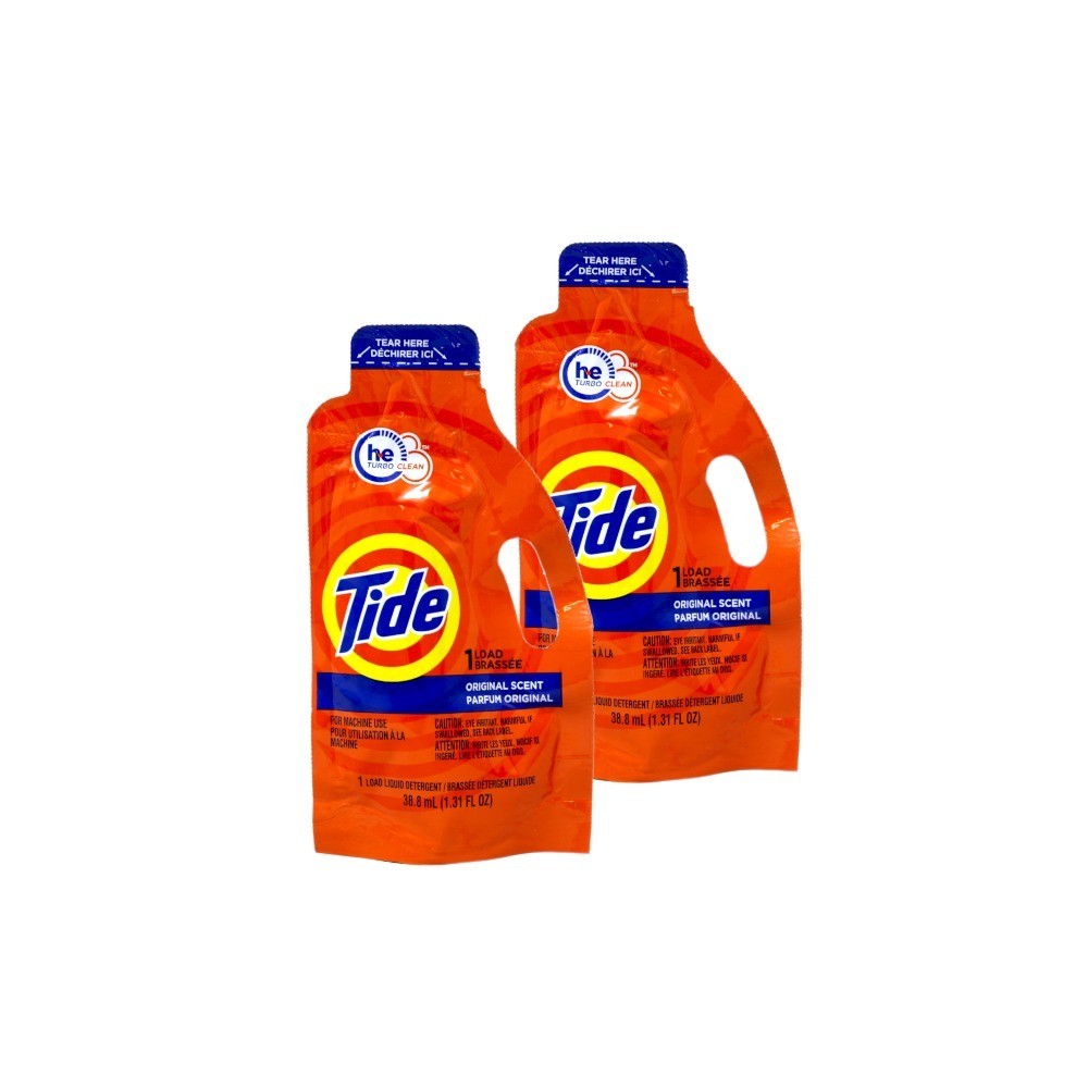 Ultra Concentrated Laundry Detergent Washing Soap Travel Size 1.31 fl oz Pack of