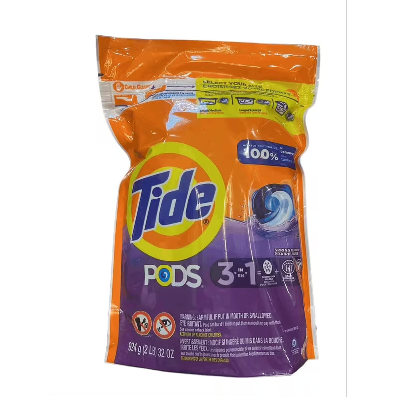 Tide Pods Laundry Detergent Pods Spring Meadow 39 Count HE Compatible New