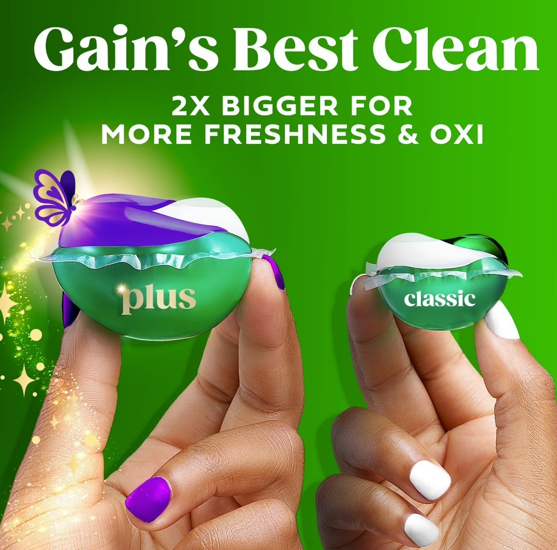 [FASH SALE]Gain Plus Flings Laundry Detergent Pacs Moonlight Breeze 45 Ct 2 Pack