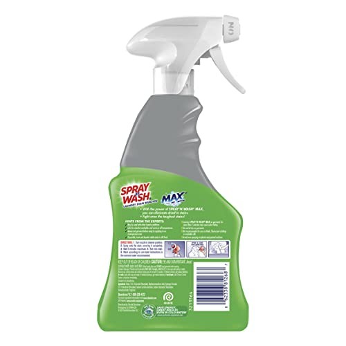Spray ‘n Wash Max Stain Remover Spray 16oz Laundry Pre-Treat for Tough Stains