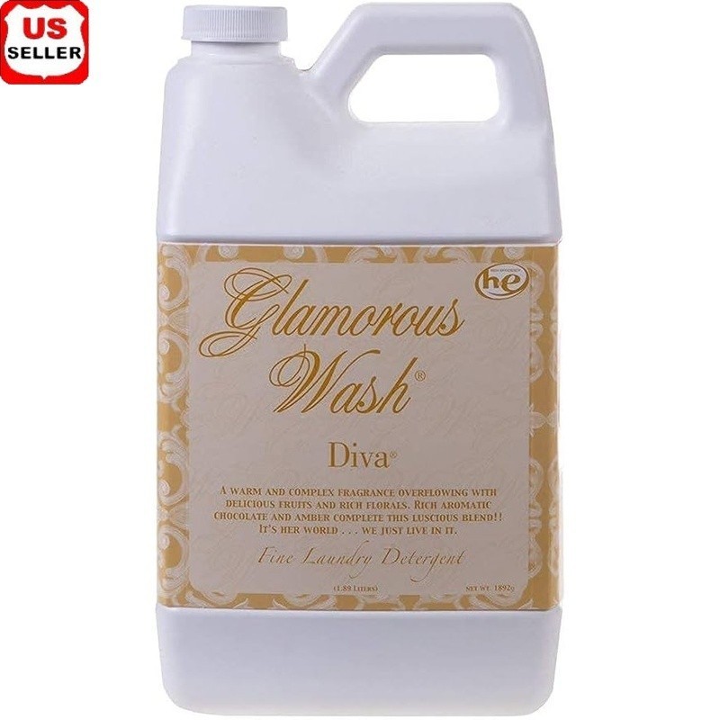 Glamorous Wash Laundry Detergent Floral Scent Phosphate Free 64oz Liquid New