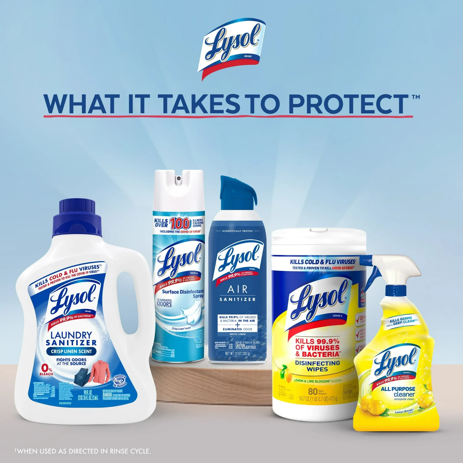 3P Lysol Laundry Sanitizer Additive Sanitizing Liquid for Clothes Linens, 90 oz