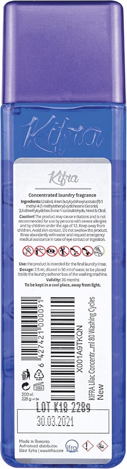 Long Lasting Lilac Laundry Perfume 6.76 Fl Oz for Fresh Smelling Clothes