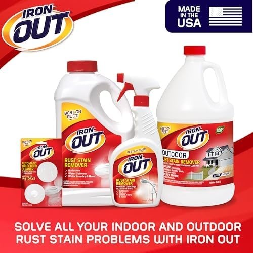 Iron OUT Rust Stain Remover Spray Gel Remove and Prevent Rust Stains 3 Pack