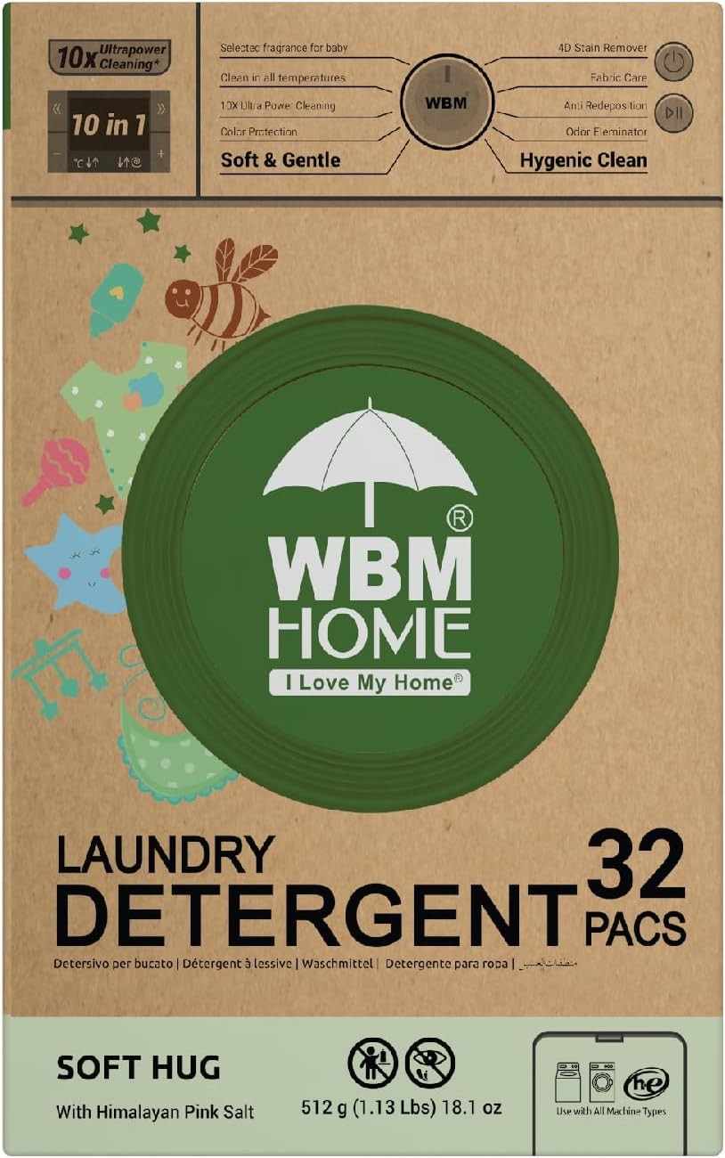 Baby Care Laundry Detergent Pods, 32 Count | Laundry Pods Specially Designed For