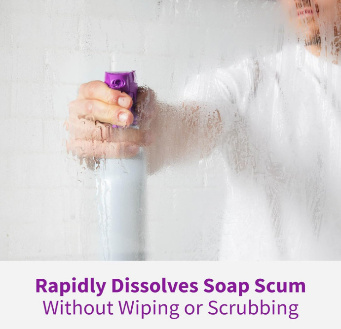 Rejuvenate Scrub Free Soap Scum Remover – Spray & Rinse for Streak-Free Finish