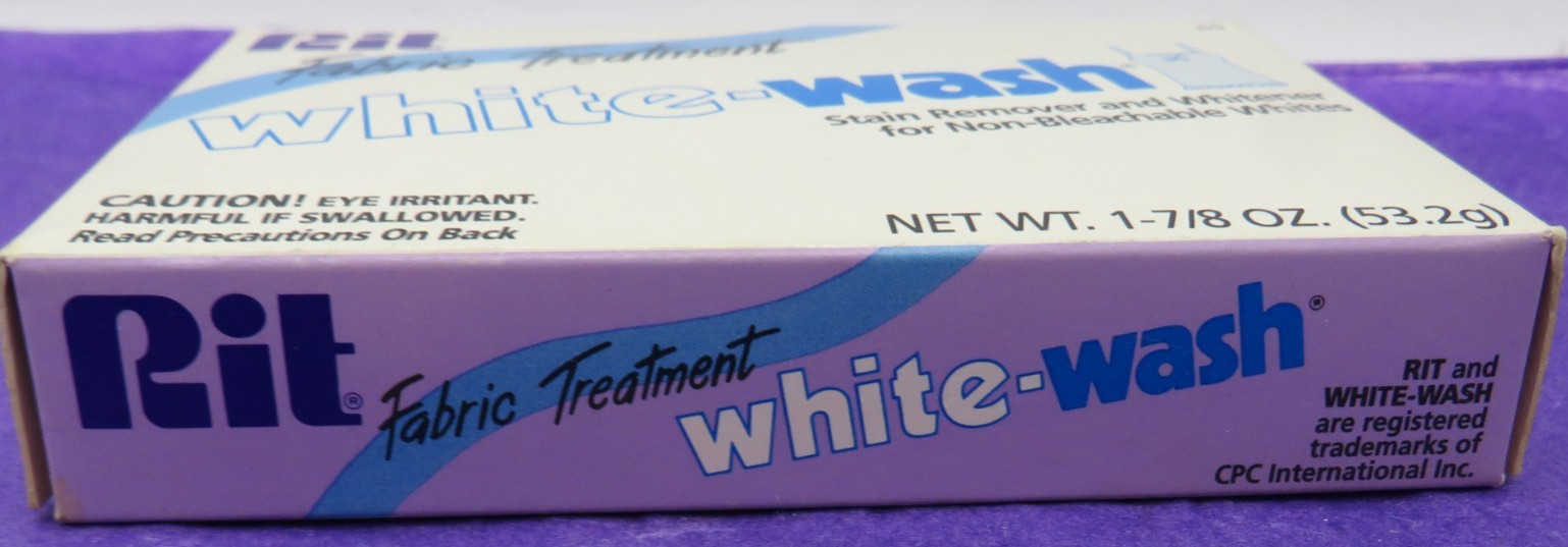 Rit Fabric Treatment White-wash Stain Remover and Whitener Powder-White Wash