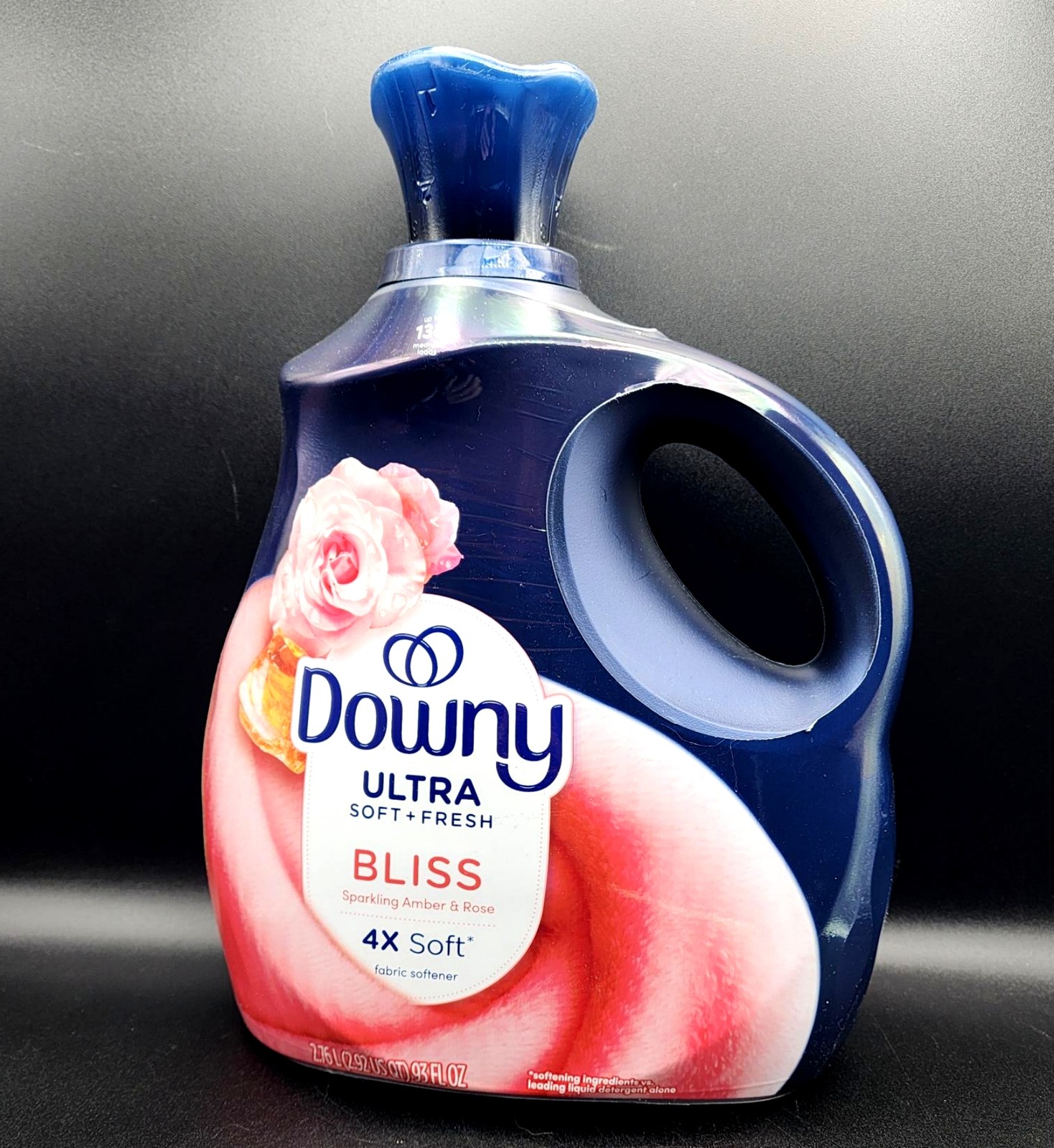 1 Downy ULTRA BLISS Sparking Amber & Rose Fabric Conditioner Softener BIG 93 oz