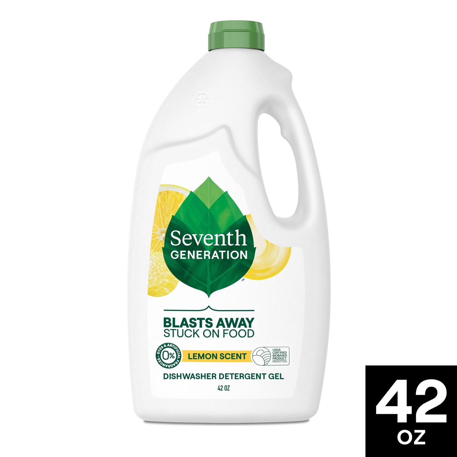 (2 pack) Dishwasher Detergent Gel, Lemon Scent, 42 fl oz Fast delivery