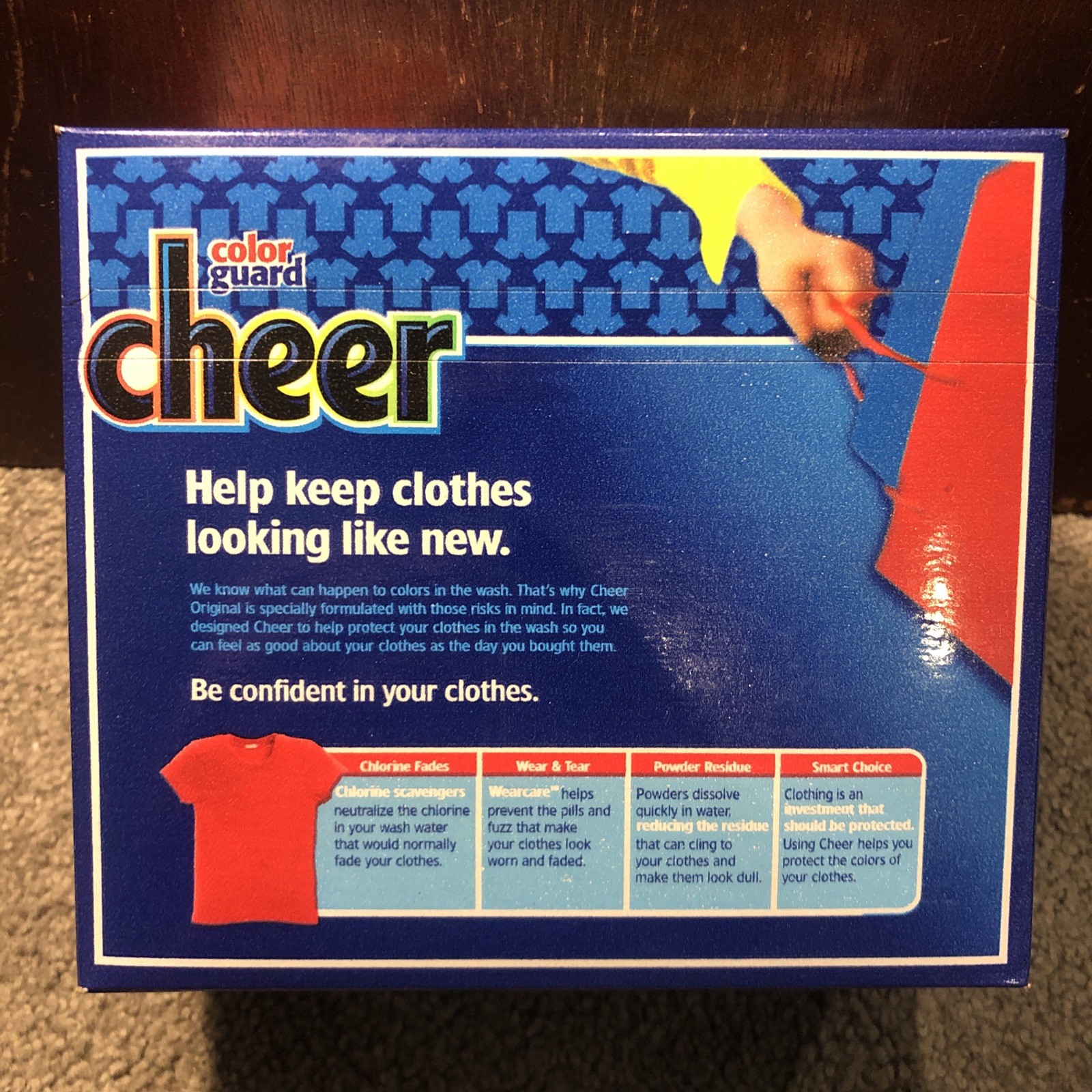 Cheer Color Guard Original Powder Laundry Detergent 15 Loads – 26oz