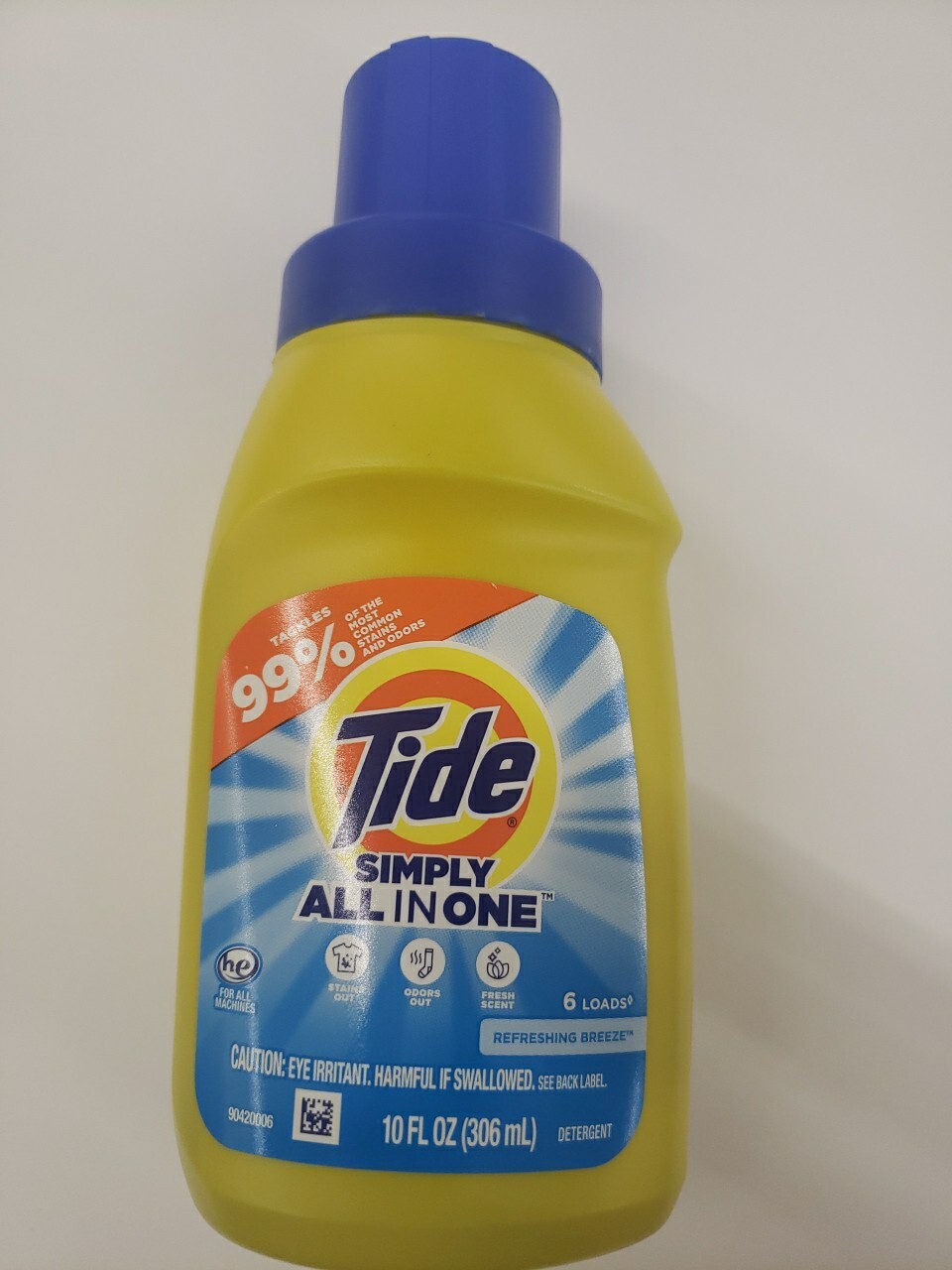 Tide Simply Clean & Fresh Liquid Laundry Detergent 6 Loads – 10 oz