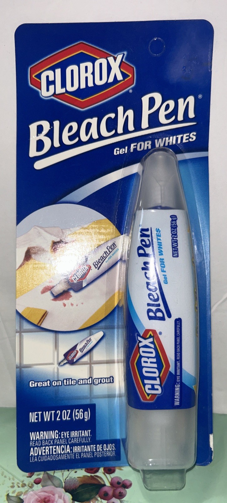Clorox Bleach Pen Gel for Whites Dual Tipped 2 oz Sealed New In Package 2010