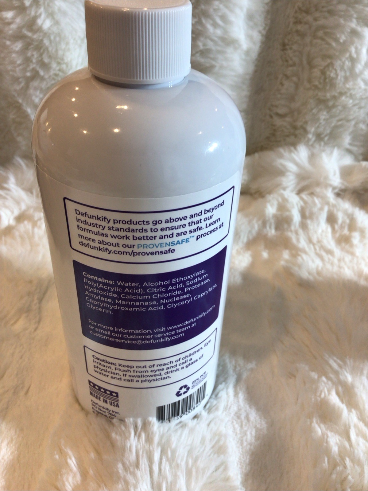 DEFUNKIFY POWERFUL STAIN REMOVER FREE & CLEAR 16 FL OZ LOT OF 2