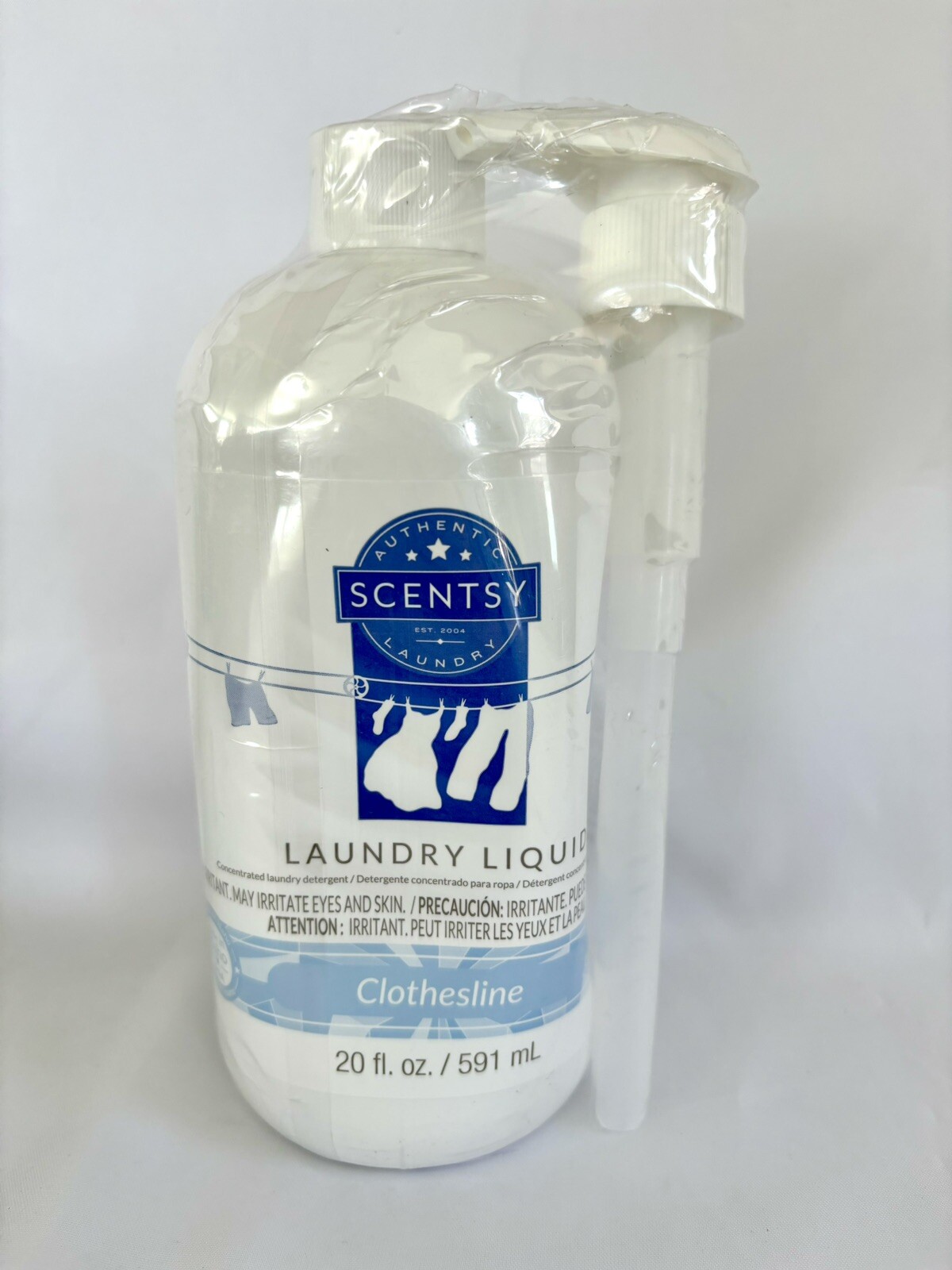 NEW Unopened Scentsy Clothesline Scent Laundry Liquid 20oz