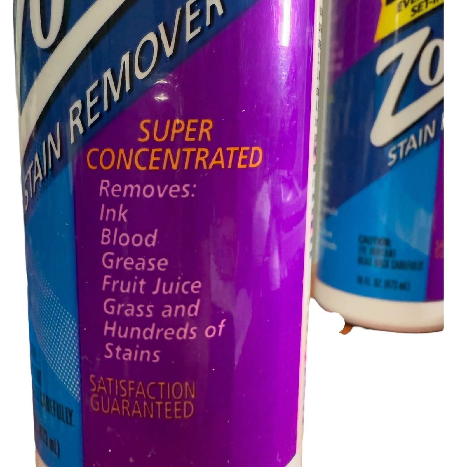 Zout Stain Remover Super Concentrated NOS Vintage Original Formula 2 16 oz HTF