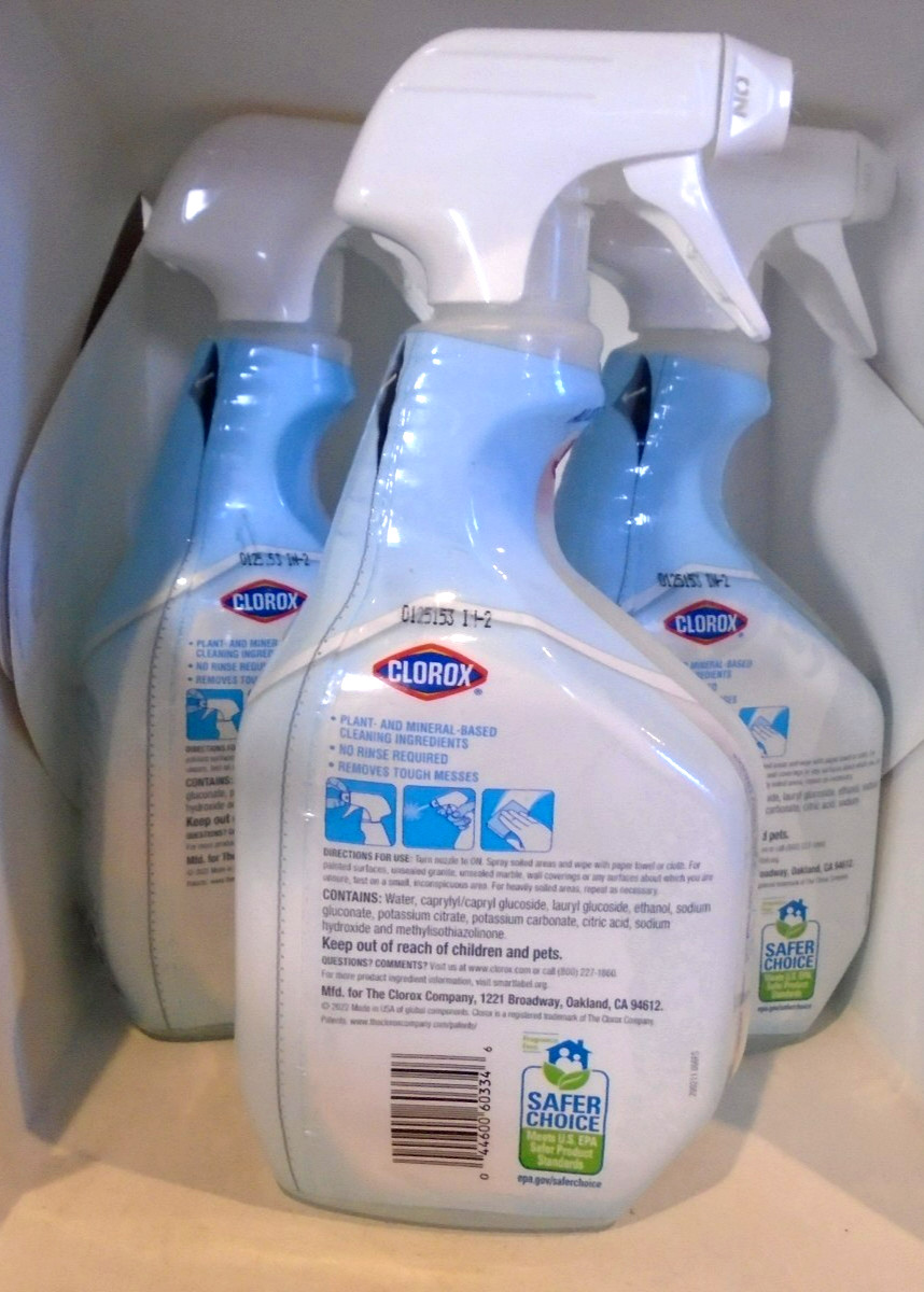 Free & Clear Multi Surface Cleaner Spray Fragrance Free, 32 Fluid Ounce 3-PACK
