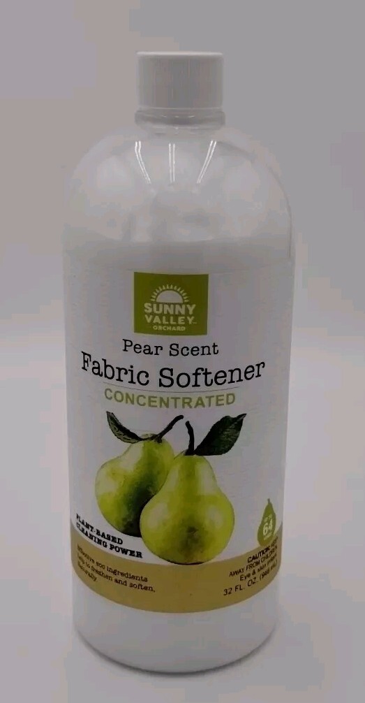Sunny Valley Orchard Fabric Softener Conc. Plant Based Pear Up To 64 Loads 32oz