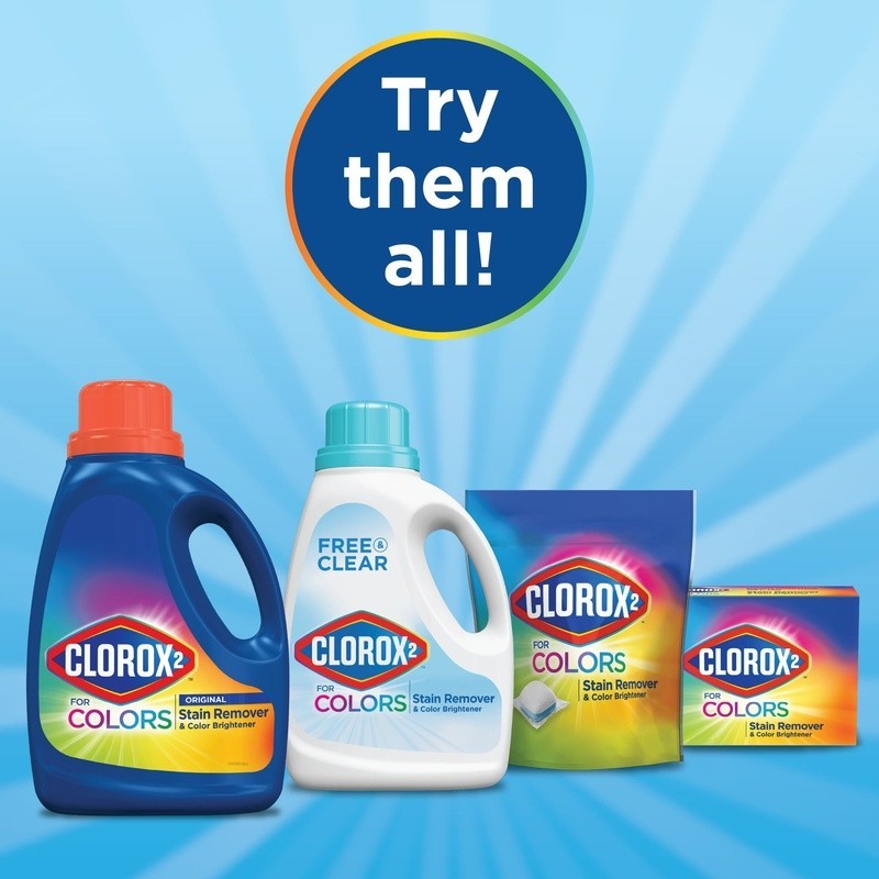 Stain Remover Laundry Additive Bleach Free Fast Action 3 in 1 Color Safe Liquid