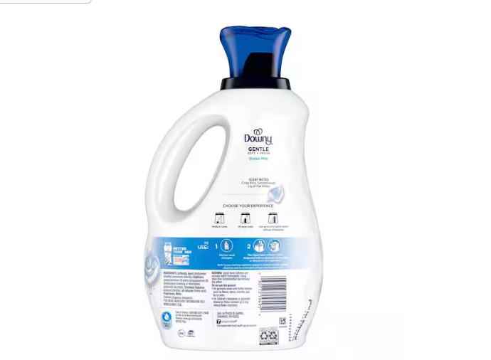Gentle Soft and Fresh Ocean Mist Scent Liquid Fabric Softener (83 loads) 56 oz