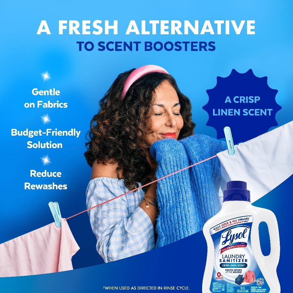 Laundry Sanitizer Additive, Laundry Detergent Additive, 0% Bleach