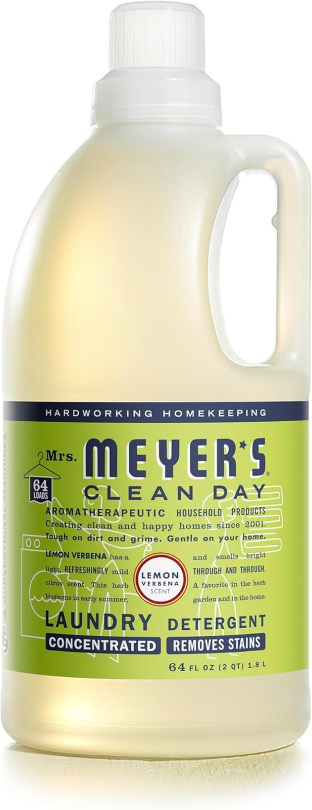 Liquid Laundry Detergent, Biodegradable Formula Infused with Essential Oils, …