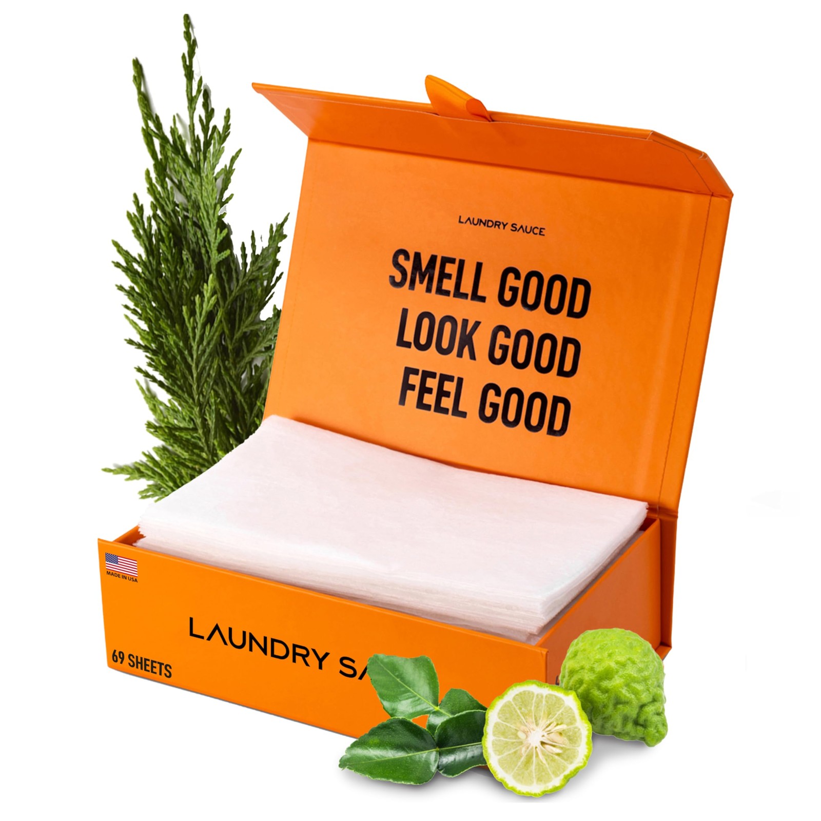 Laundry Sauce – Dryer Sheets (Italian Bergamot), 69 Count (Pack of 1)