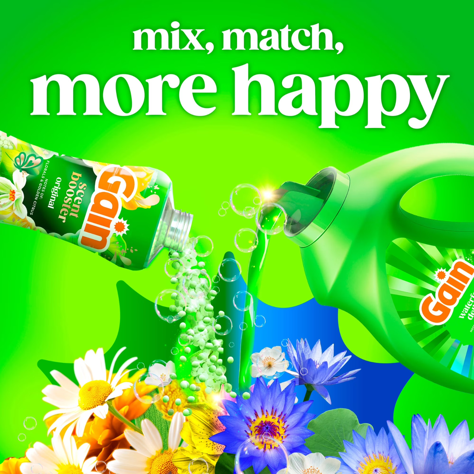 (3 pack) Gain Ultra Oxi Liquid Laundry Detergent, 132 fl oz, 100 Loads