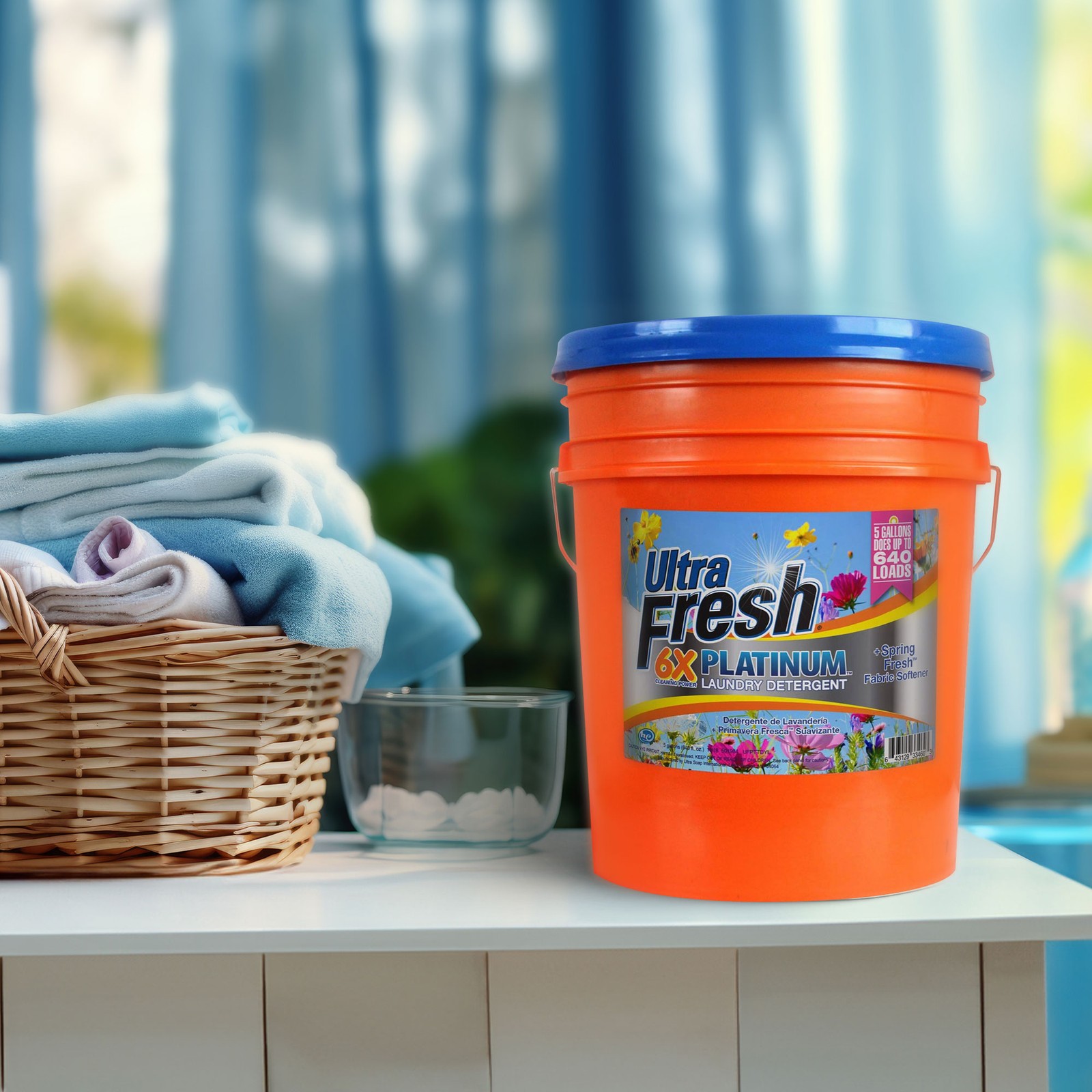 Ultra Fresh 6X Platinum 5 Gal Detergent with Spring Fresh Softener (2 Pack)
