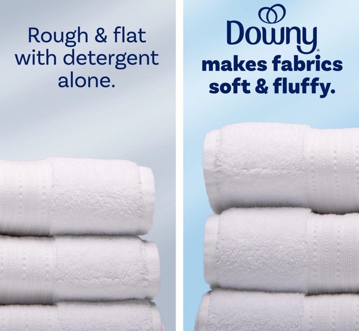 Downy Soft Clean Breeze 2 In 1 Soft & Fresh Fabric Softener 44oz