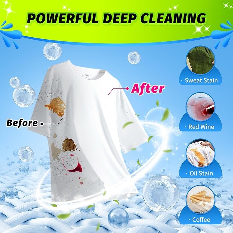 Eco Friendly Laundry Detergent Strips Unscented 120 Loads Travel Plastic Free US