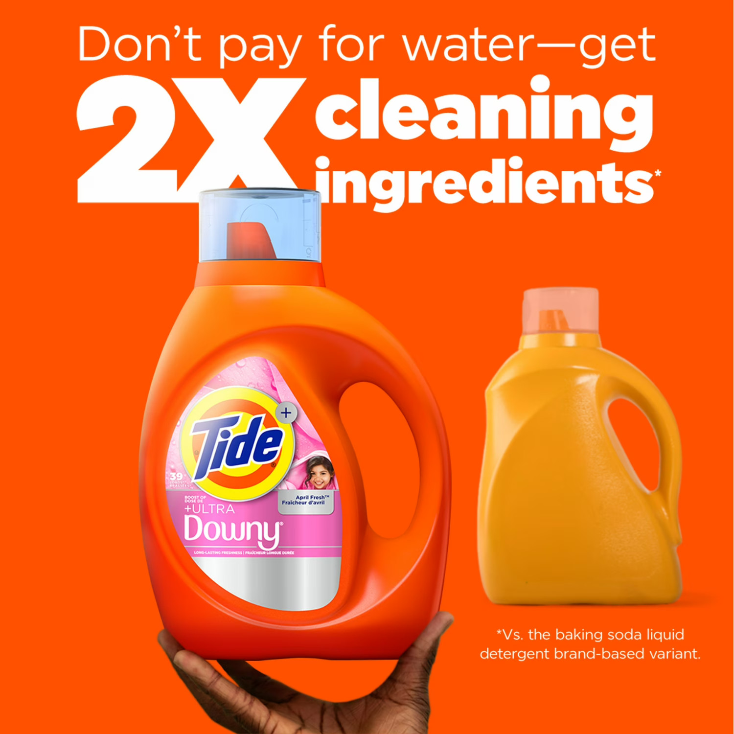 Tide Ultra Downy Liquid Laundry Detergent April Fresh 117 oz 83 Loads, 2 Pack