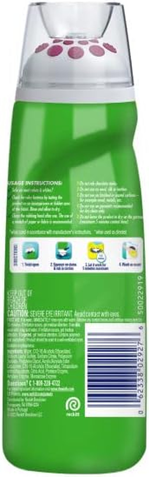 Pre-Treat Max Laundry Stain Remover Gel Stick with Easy to Use Scrub Top, Deeply