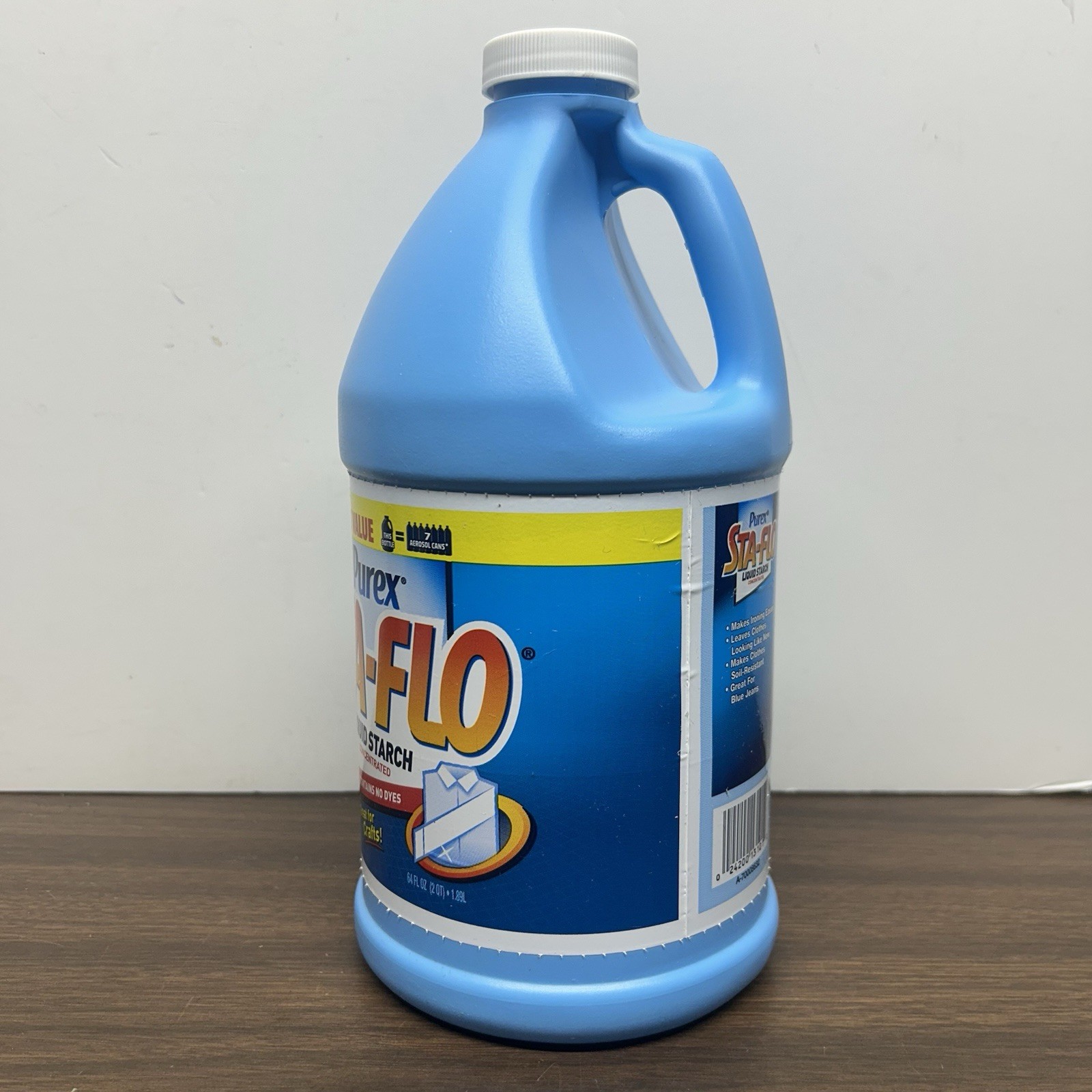Purex Sta-Flo Liquid Starch Concentrated 64 Fl Oz – Lot Of 4 – Great for Crafts
