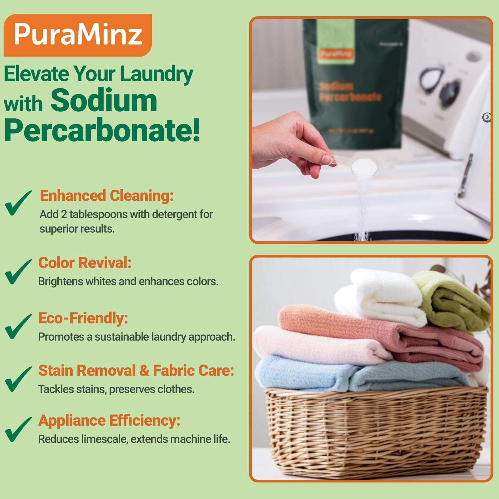 Sodium Percarbonate – 10 LB Oxygen Bleach -Solid Hydrogen Peroxide- MutliPurpose