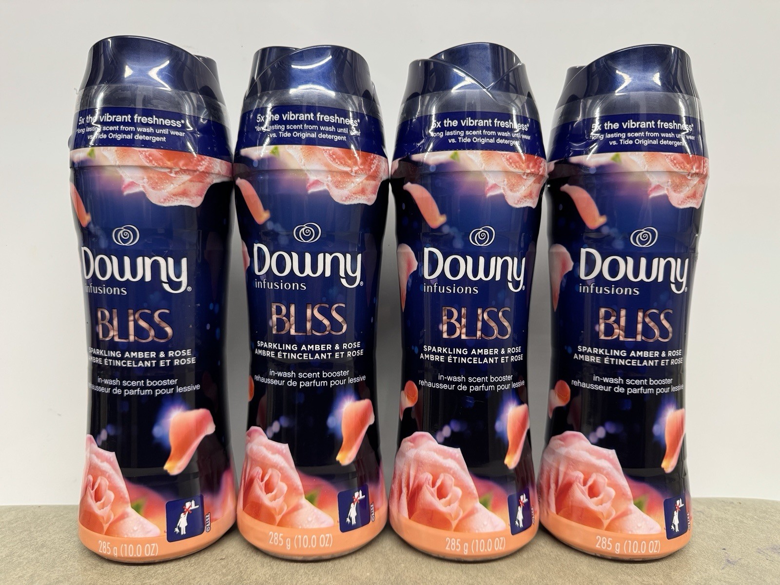 Downy Infusions Bliss Amber Rose Scent Booster Beads 10oz 4 Pack Discontinued