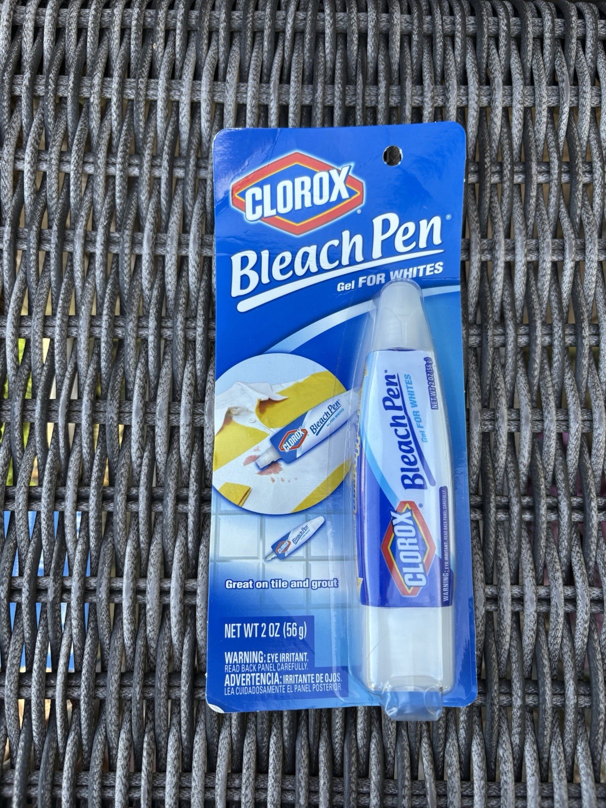 New Sealed Dented Box Clorox Bleach Pen Gel For Whites Dual Tipped 2 oz