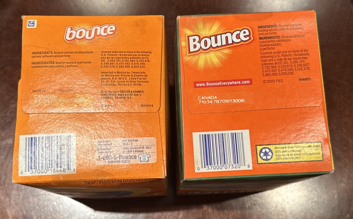 Bounce Dryer Sheets 496 Outdoor Fresh Softens Reduces Wrinkles Static Renewing