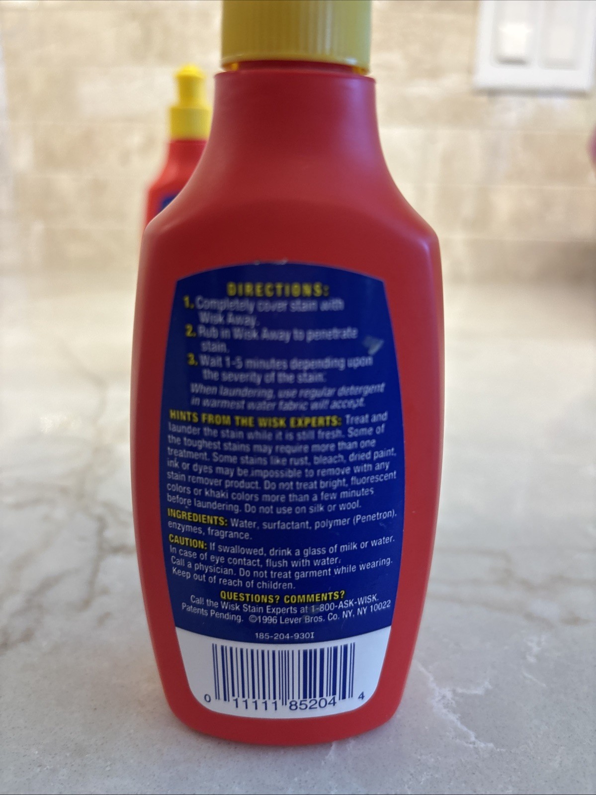 QTY 3 New Wisk Away Laundry Stain Removal Pre-wash Treatment w/ Penetron 4.0 oz